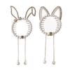 Tassel Rhinestone Cat Ears Hair Claw Clips Flower Horsetail Buckle Bun Ponytail Holder Hair Clip Women Female Hair Accessories