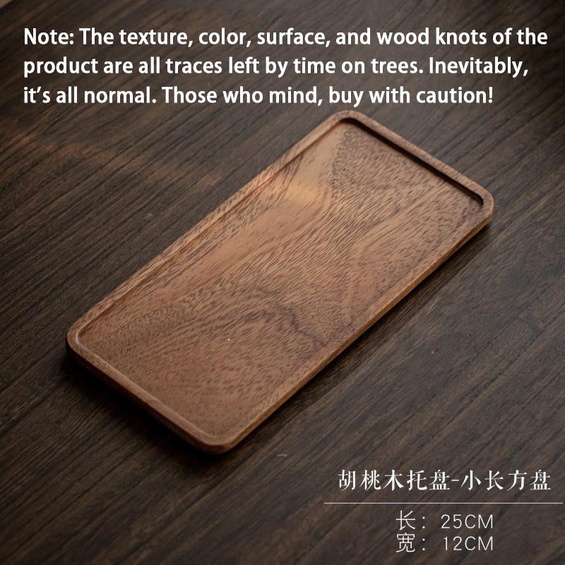 

Поднос из натурального дерева, прямоугольная тарелка, подносы для хранения фруктов и закусок, подносы для сервировки в отеле и дома, декоративные принадлежности 1PCS