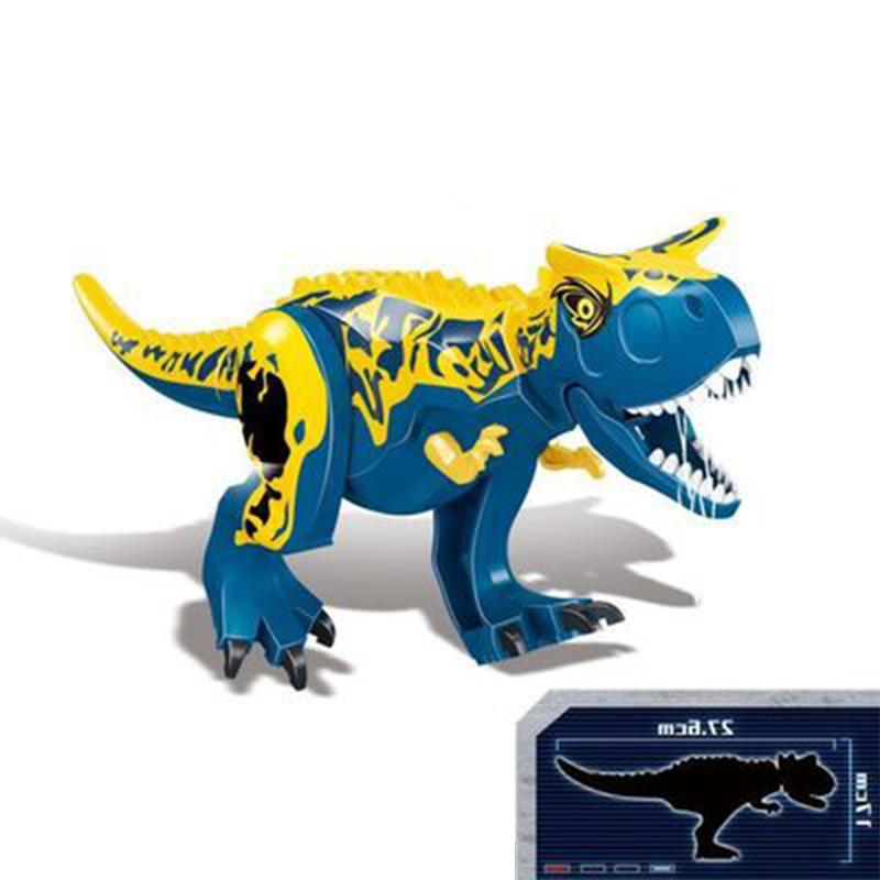 Jurassic Building Blocks World Dinosaurs Figures Bricks Baryonyx Tyrannosaurus Rex Indominus Rex I-Rex Assemble  Kids Toys