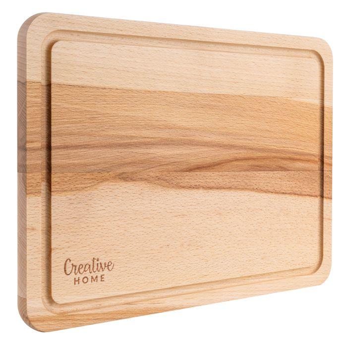 Cutting Board | Wooden Cutting Board | Wood Board | Appetizer Board | 30.5x22.5x1.5cm | Natural Beech Wood