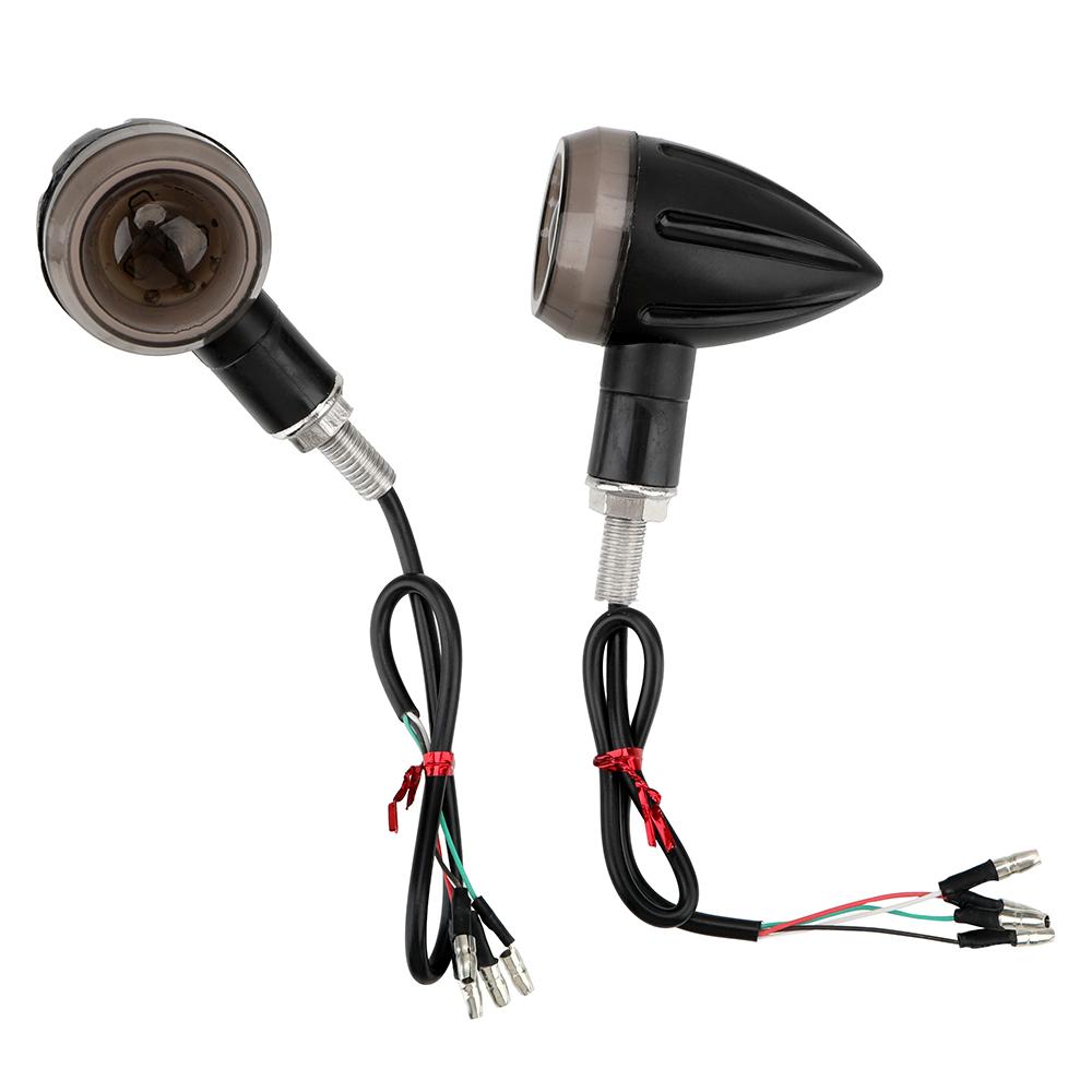 Motorcycle Bullet Turn Signals LED Brake Lights Signal Indicator Lighting Universal Flowing Water Blinker Light Signal Lamp