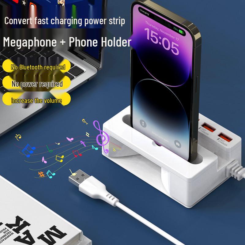 Multi-Port USB Hub Adapter: USB & Type-C Extension Dock with Converter.
