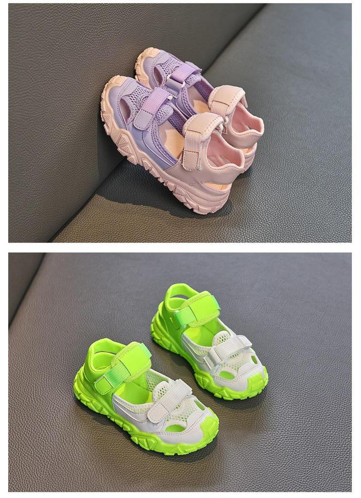 2026 Kids’ Candy Sandals: Summer Breathable Mesh Unisex Sports Shoes