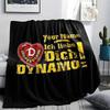 1 Stück Dynamo Dresden Benutzerdefinierter Name Gemustert Flanell Decke Geeignet Für Alle Jahreszeiten Für Heimdekoration Wärme Und Komfort Geschenke Feiertagsgeschenk