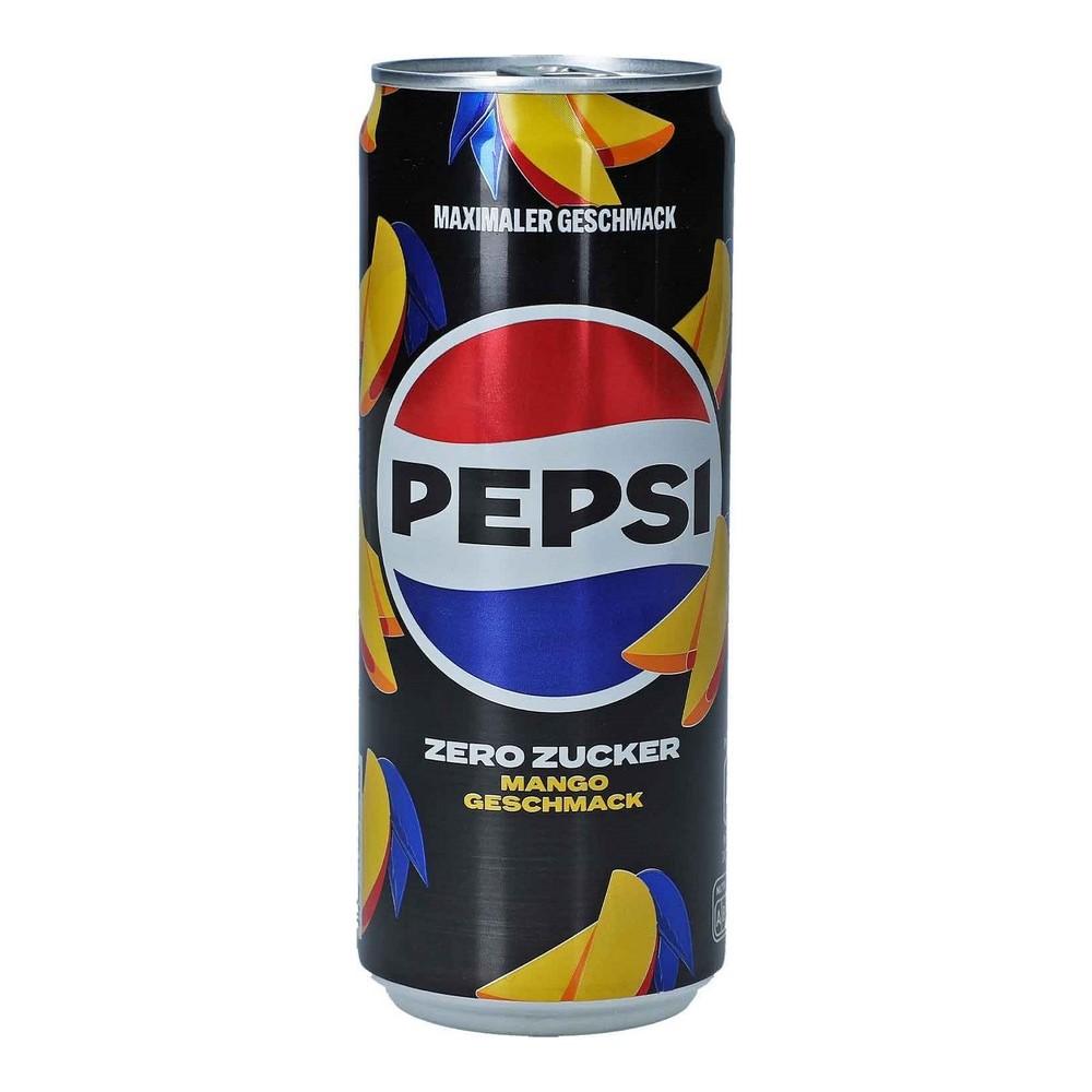 1 skārdenīte Pepsi Zero Mango 330ml