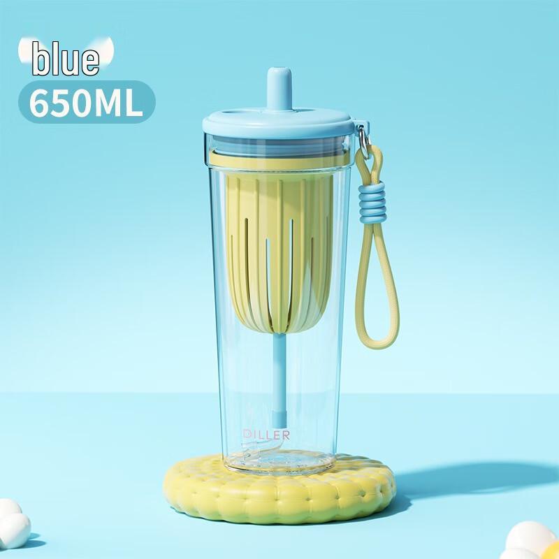 Diller Portable Tea Infuser Straw Water Bottle