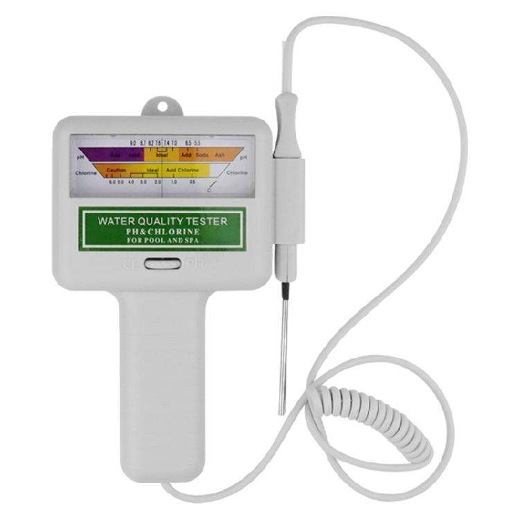 Double Scale Water Quality Tester for Swimming Pool Spa CL2 Tester Water Monitors Portable Chlorine Level Meter