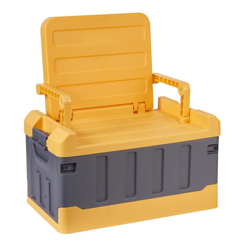 Car Seat Storage Box on-Board Car Trunk Folding Storage Box Multipurpose Stowing Box Waterproof Car Camping Outdoor Accessories