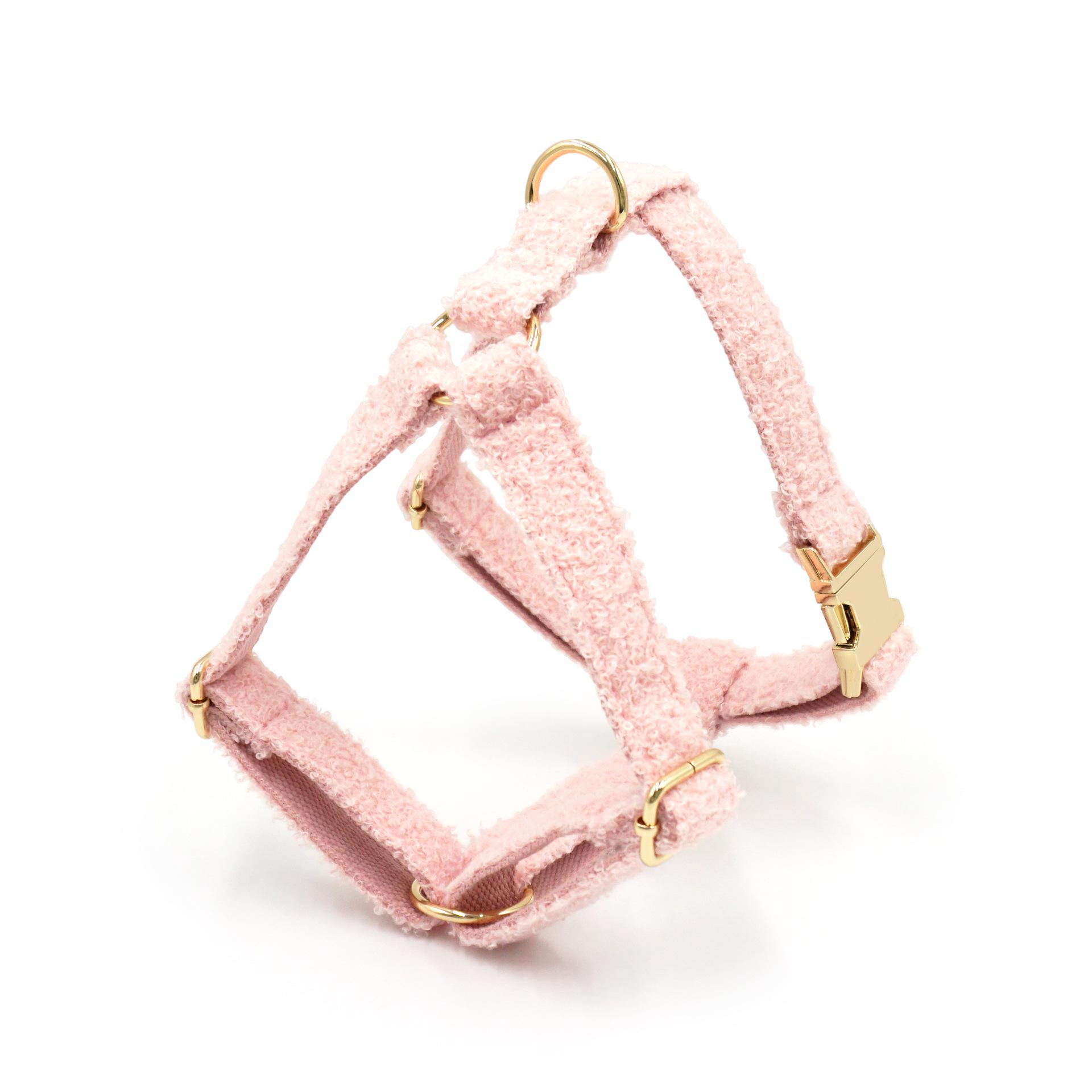 

Комплект поводка и ошейника из плюшевого флиса для собак малых и средних пород XS