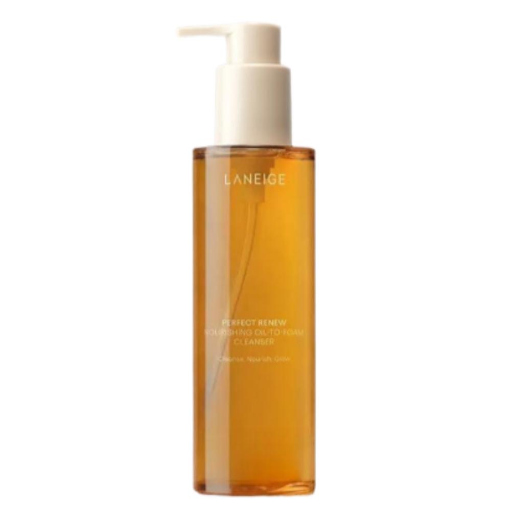 

Laneige Perfect Renew Nourishing Oil-to-Foam Cleanser 200ml | Anti-Aging Deep Clean & Moisture Care