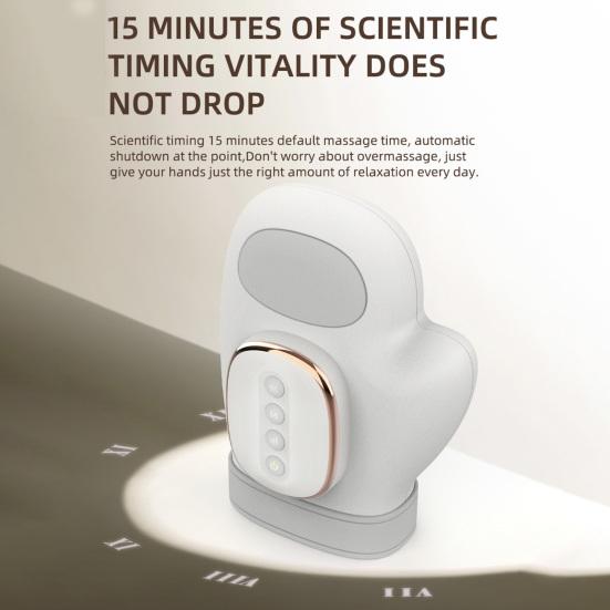 Hand Massager with Heat And Compression Cordless Hand Massager with 3 Massages 4 Temps 5 Compression for Arthritis Carpal Tunnel Gift for Women Men