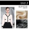 Autumn Winter Spring Women Casual Fashion Black White Long Sleeve Knitted Sexy V-neck Midi Dress S-XL