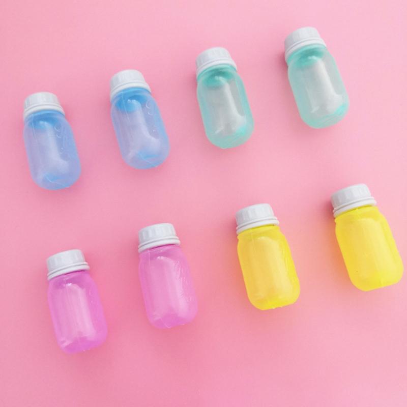 4Pcs Mini Seasoning Sauce Bottle Portable Tomato Ketchup Bottle Salad Dressing Container Pot For Bento Lunch Box Kitchen Jar