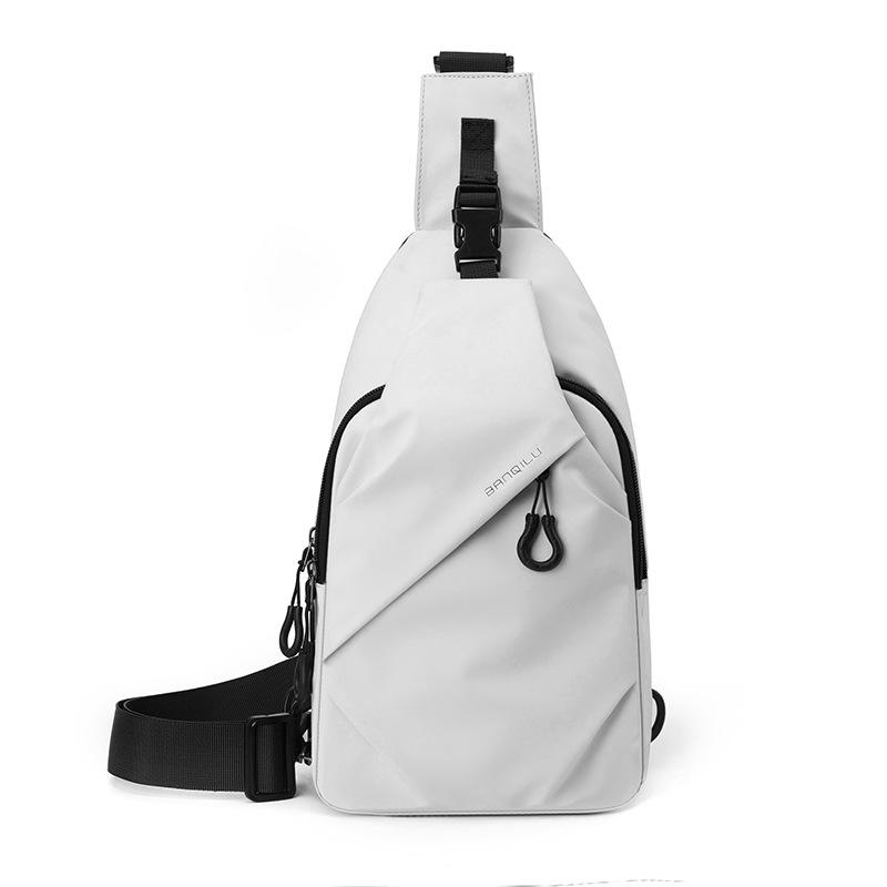 Men's Chest Bag Multi-functional Outdoor Crossbody Bag Water-repellent Shoulder Bag