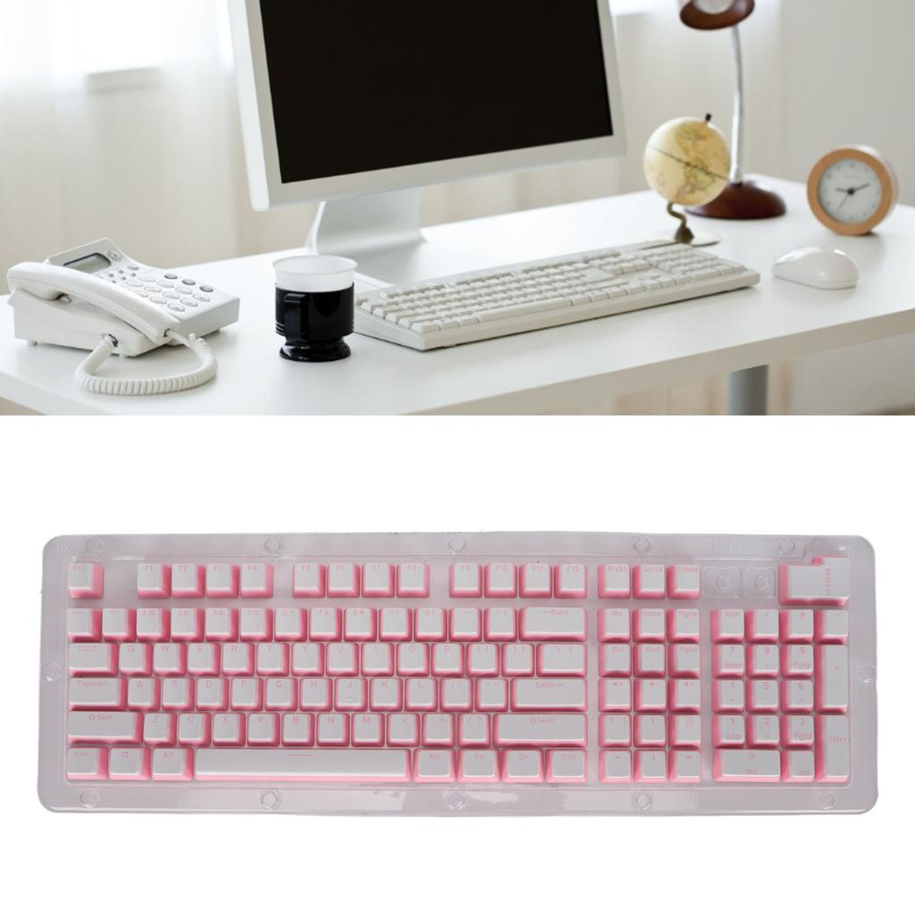 Keyboard Keycaps 110 Keys FOS Step Wear Resistant OEM Height Ergonomic Design Computer Accessories