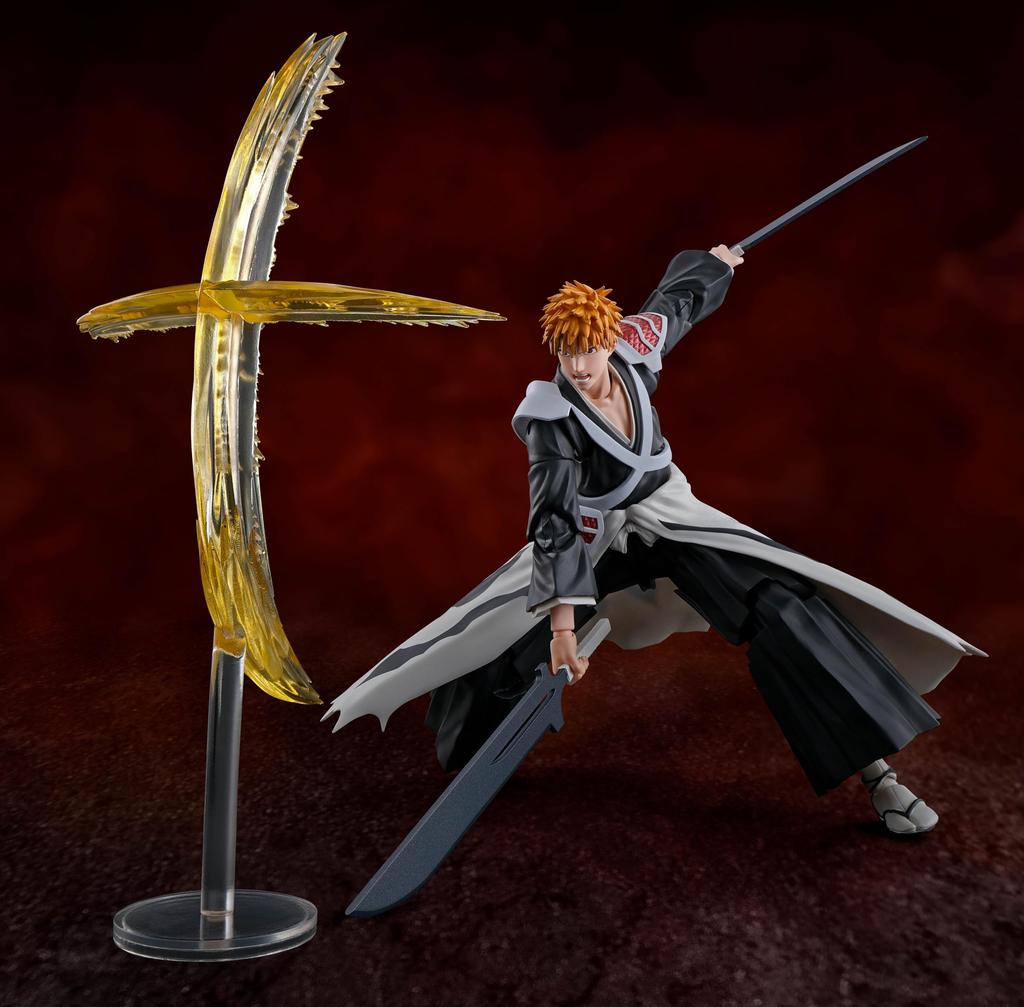 Tamashii Nations Bleach Thousand Years of Blood War Kazugo Kurosaki Dual Zangetsu Bandai Spirits S.H.Figuarts Action Figure