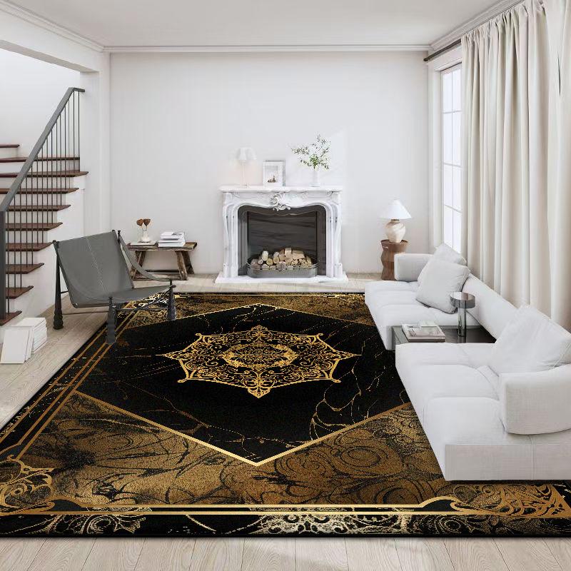 Modern home decoration luxury Carpet living room non-slip large room rugs senior soft Sofa table mat Easy cleaning customizable