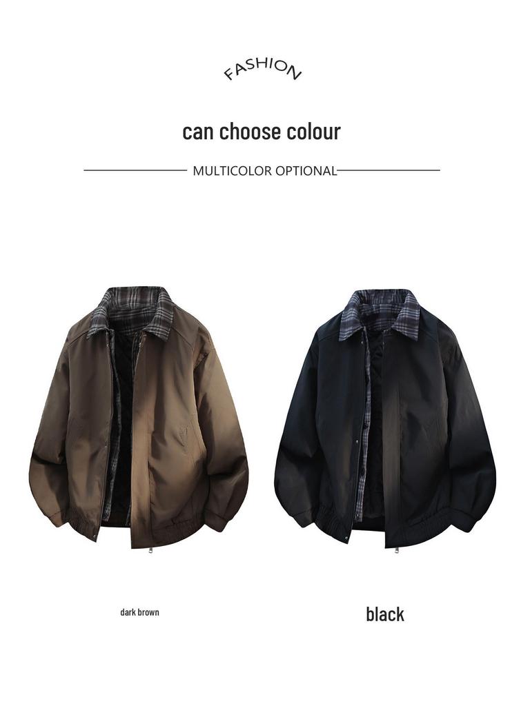 Men's Autumn Winter Thickened Executive Jacket - Old Money Style Warm Cotton Padded Coat