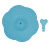 Silicone Lid Dustproof Heat Resistant Hot and Cold Beverage Cup Lid for Kitchen HomeBlue