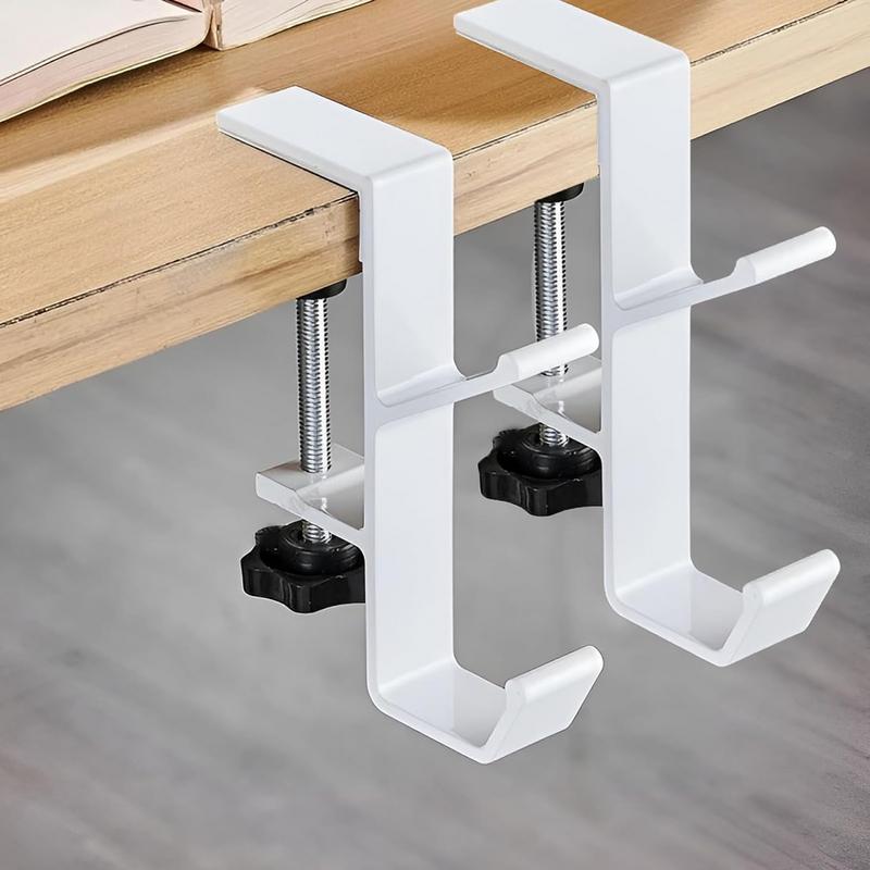 gaming headset support aluminum alloy hang headphones cradle adjustable Headset support Under Desk Headset Rack Holder Bracket