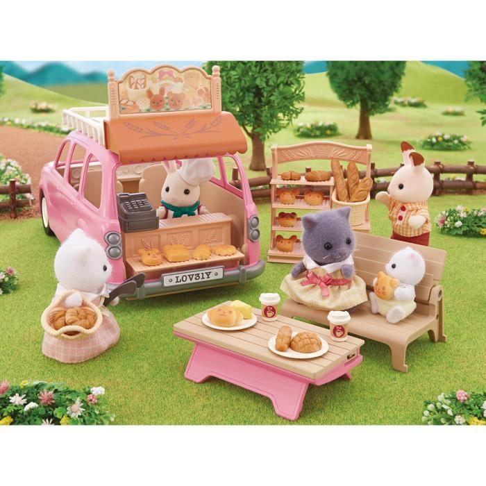 Sylvanian families - monospace rose pour pique-nique en famille