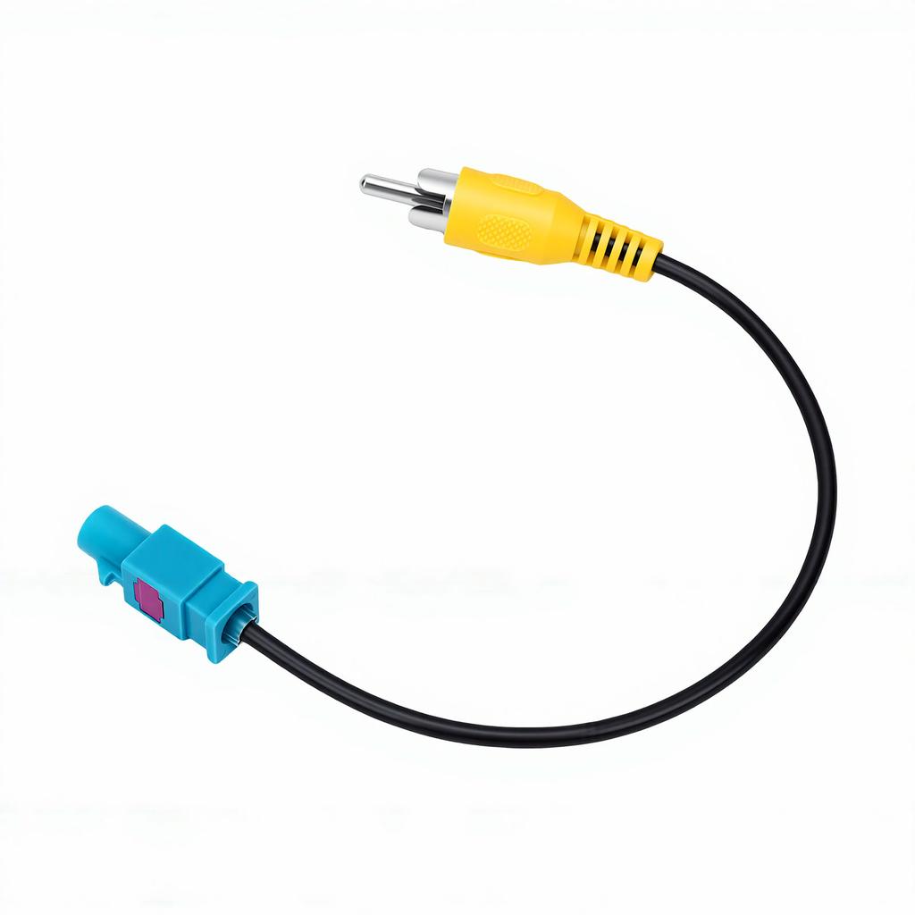 Fakra Cable 9.05 Inch Length Video Signal Transfer Fakra Backup Camera Harness Adapter