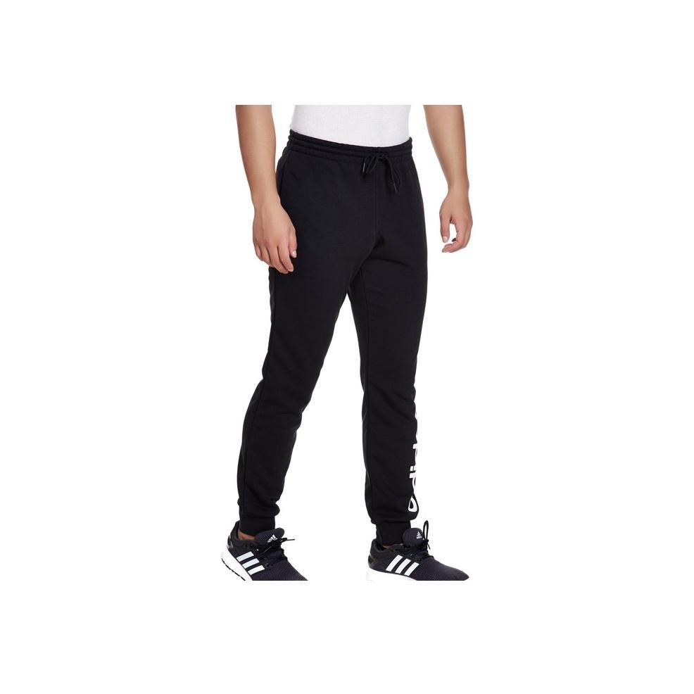 Adidas Neo Logo Cuff Knit Joggers Men Bottoms Black FP7444