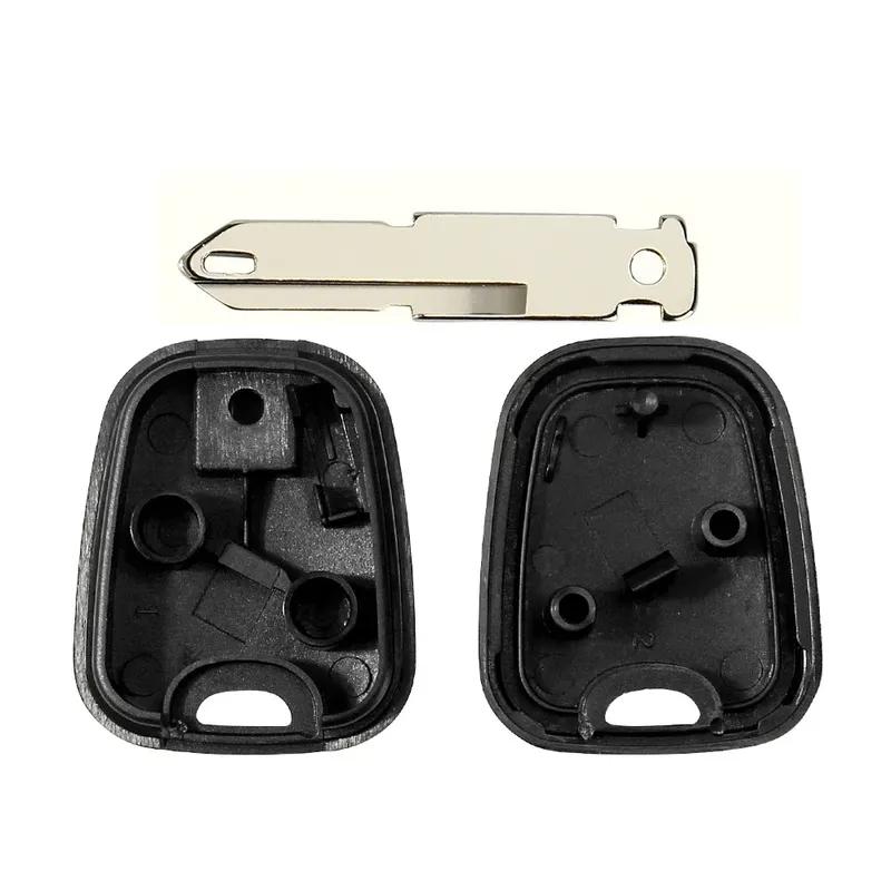 KEYYOU 10PCS Transponder Car Key Shell For Peugeot 106 107 307 207 306 406 For Citroen C2 C3 C4 SX9 NE73 VA2 HU83 HCA Blade