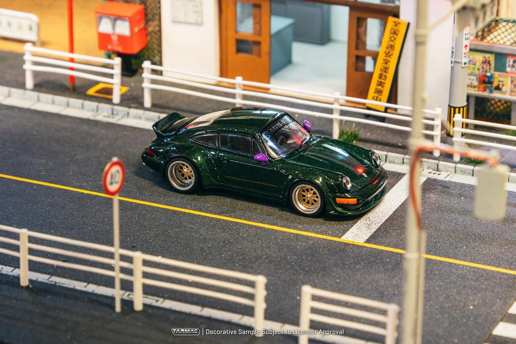 Speedmaster Japan TARMACWORKS RWB 964 Green Finished Model 1/64 T64-037-GR