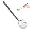 26CM Stainless Steel Round Spoon Hot Pot Ladle Dinnerware for Home Kitchen Restaurant HotelColander