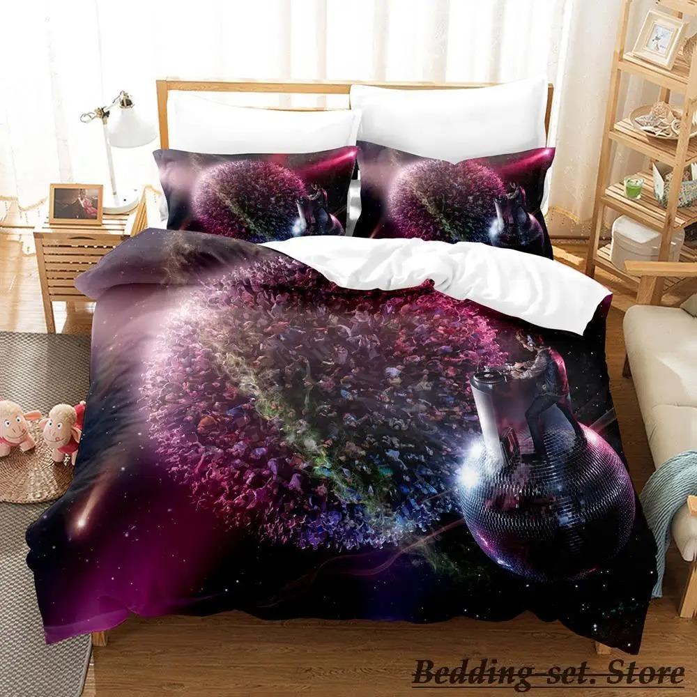 Nowa Muzyka DJ Rock Zestaw Pościeli Pojedynczy Bliźniak Pełny Queen King Size Zestaw do Łóżka Dorosły Dziecko Sypialnia Zestawy Poszewek na Kołdrę Anime parure de lit Łóżko