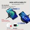 10W Wireless Charger Pad Stand Desktop Ultra-thin Mobile Phone Fast Charging Dock Station For iPhone 16 15 14 13 12 11 Samsung Xiaomi