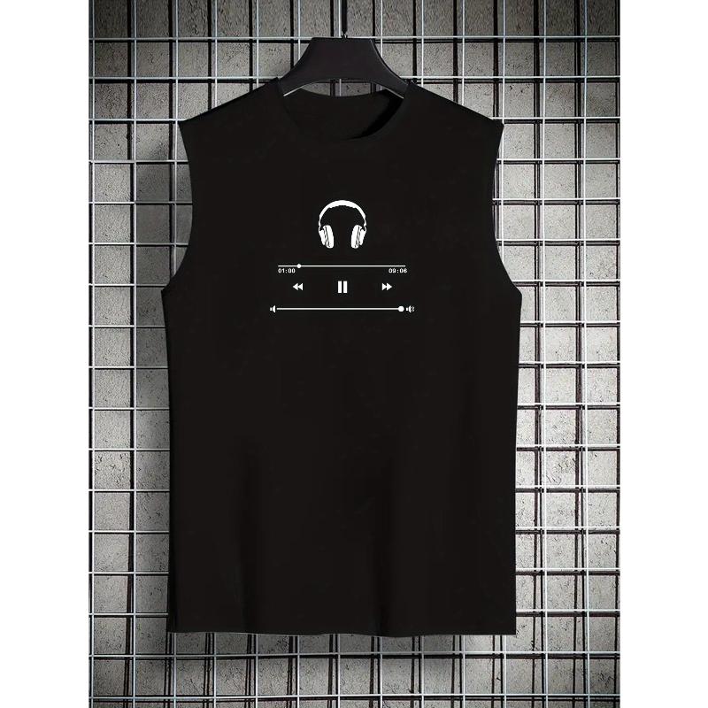 Однотонная мужская майка без рукавов из полиэстера, быстросохнущая, дышащая и легкая S