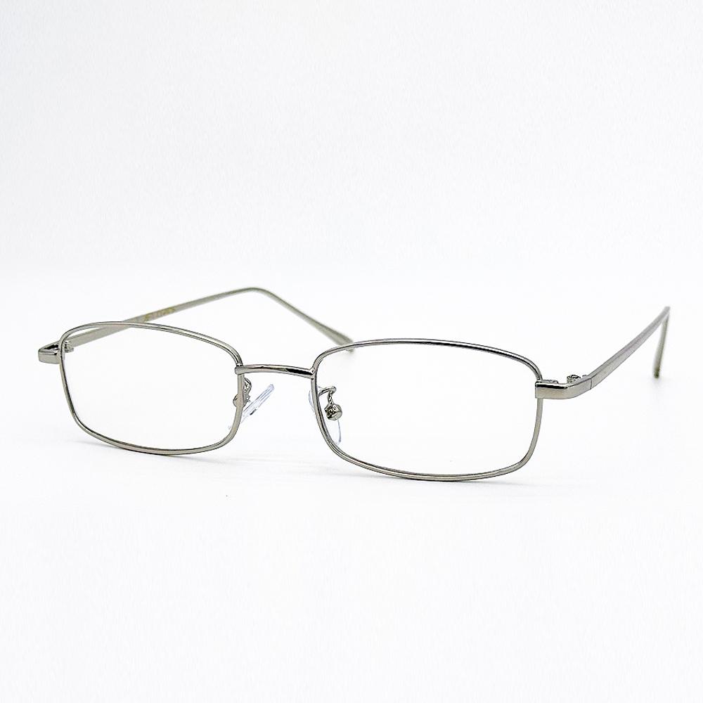 Lapeullolida Stan Silver Square Metal Glasses Small Square