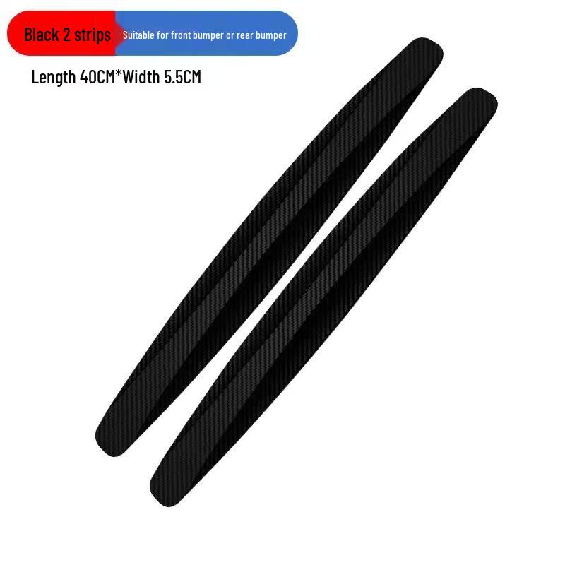 Universal Carbon Fiber Car Bumper Anti-Collision and Anti-Scratch Strip