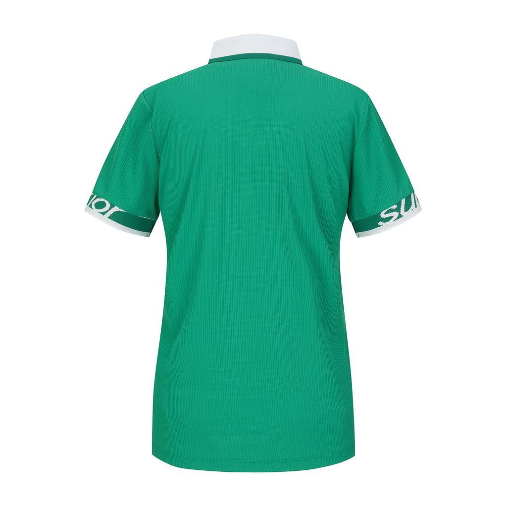SUPERIOR Women'S Sleeve Point T-Shirt Green (Iw0Dks20322)