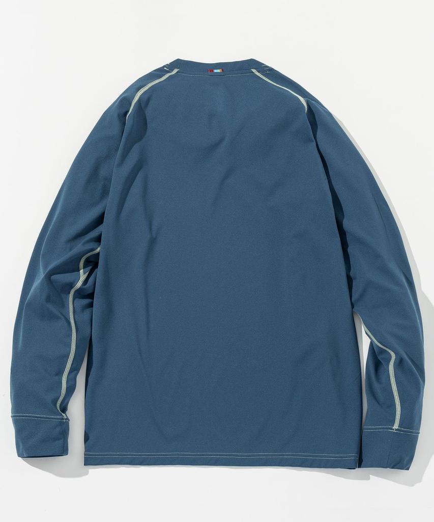 Phoenix Crew Neck Long Sleeve in Blue Green Men's T-Shirt (PH5300)