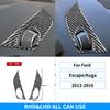 For Ford Escape/Kuga 2013-2016 Real Carbon Fiber Sticker Center Console Top Panel Cover Trim Car ide decorative Accessories