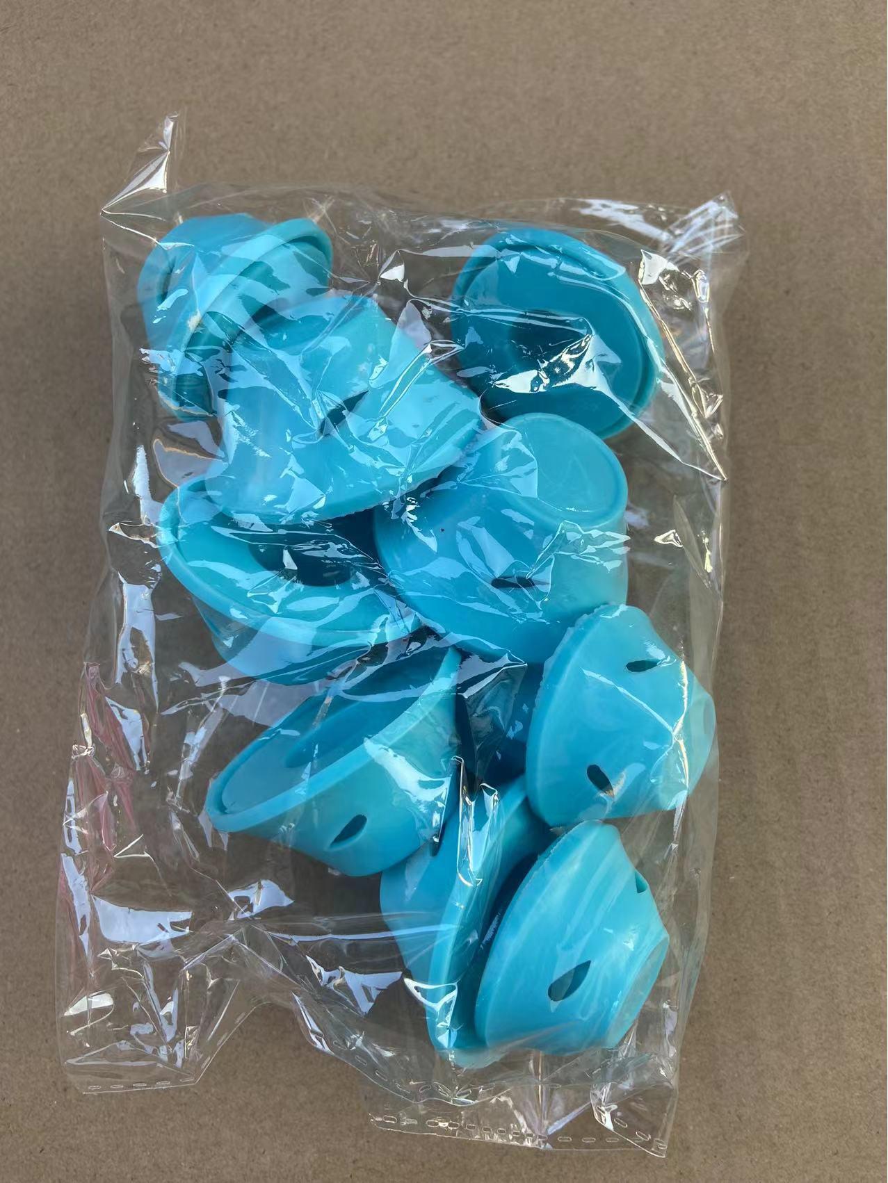

Silicone Mushroom Hair Curlers - No Damage, Bell Design, OPP Bag Packaging 10 Small