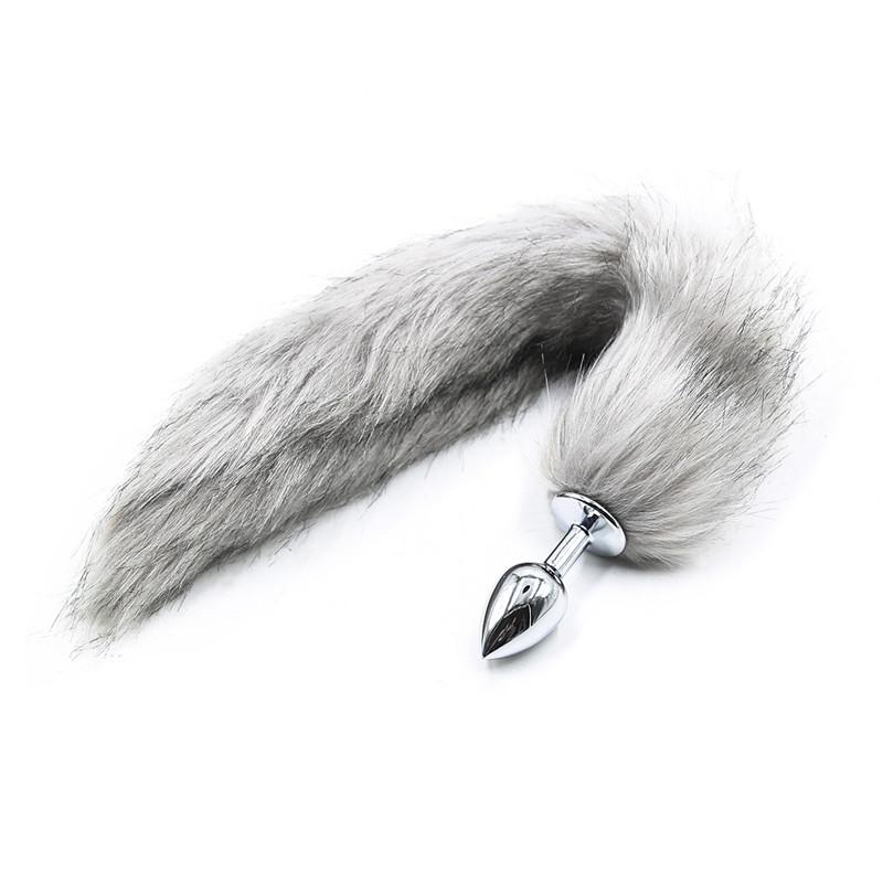 Bsdm For Toys Fox Tail Anal Anal Butt Plug G-spot No Vibrator Adult Sex Toys For Women Men Couples Games Buttplug Sex Products
