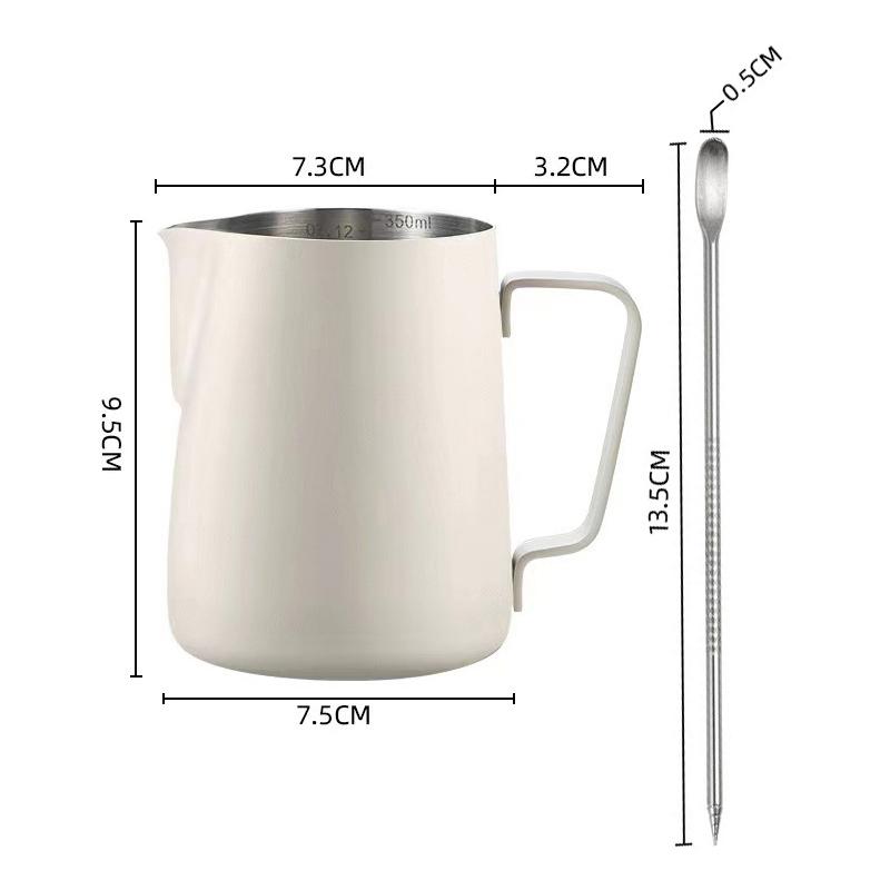 350/600ml cafea lapte spumare ulcior oțel inoxidabil lapte spumare ceașcă oală cu abur cu Latte Art stilou cafea Latte accesorii