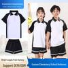 Unisex Primary School Uniform Set: All-Season Long/Short Sleeve Tops & Pants, Plus Velvet Winter Wear