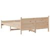 Solid Wood Bed Without Mattress 135 X 190 Cm Pine Wood