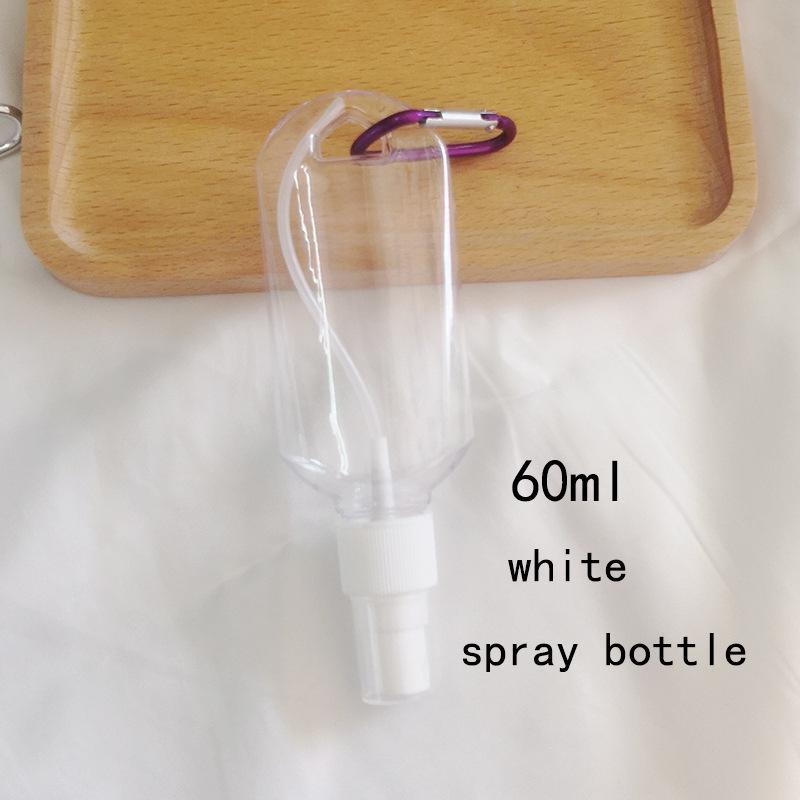 50ml Heart-shaped Hook Bottle for Hand Sanitizer, Gel, Lotion, or Alcohol Spray