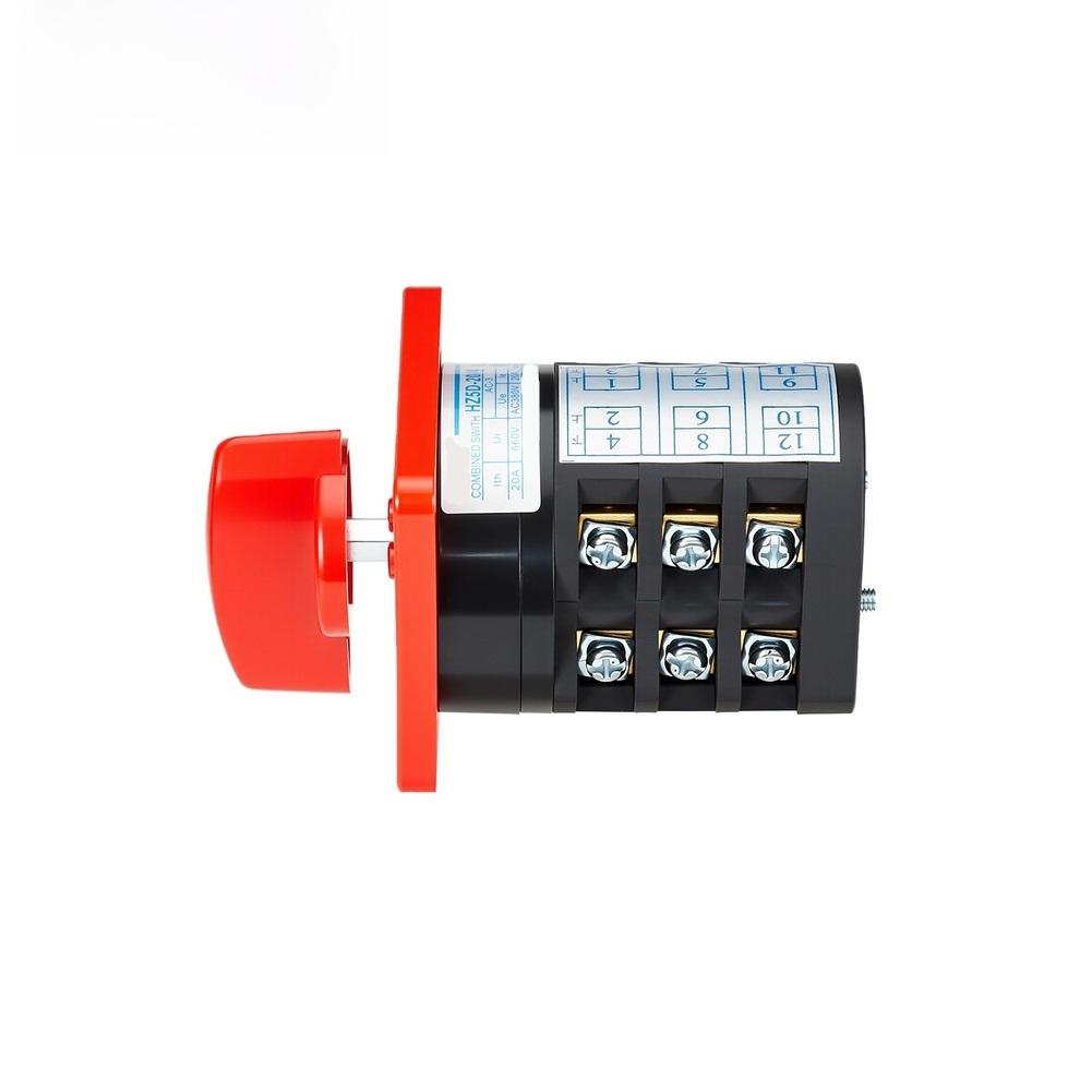 1pc HZ5D-20/4 M05 1-0-2 Induction Motor Reversible Changeover Switch Combination Switch For Electrical Applications
