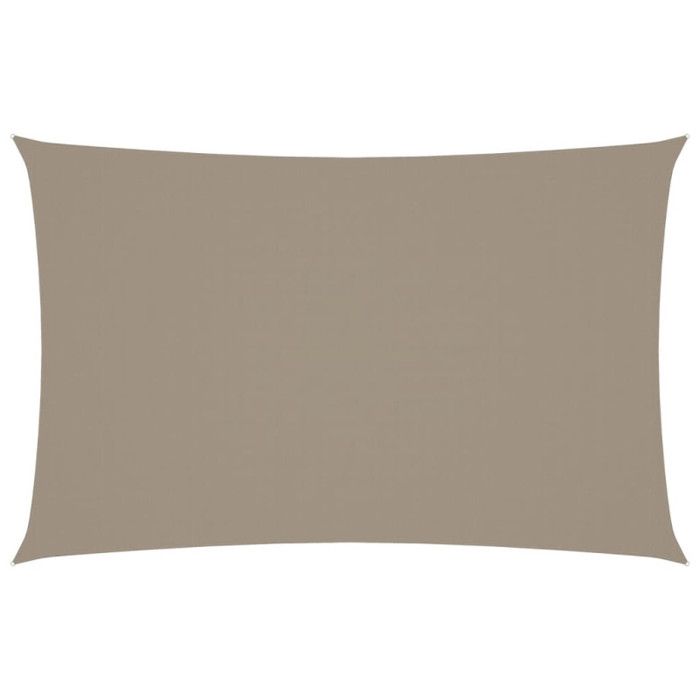 Sunshade Sail - vidaXL - Rectangular - Oxford Fabric - 2.5x5 M - Taupe Color