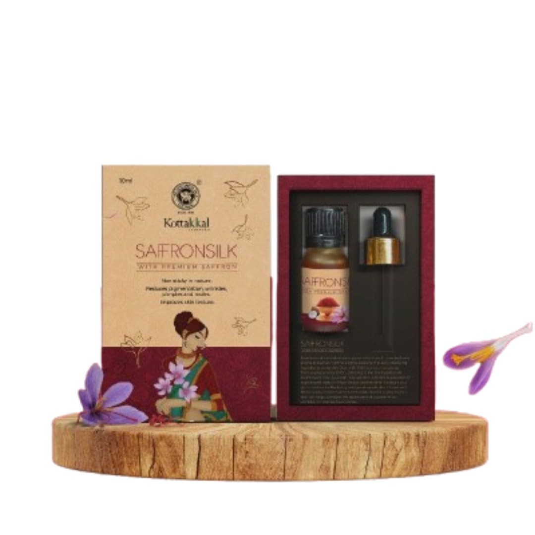 

Kottakkal Ayurveda Saffron Silk Radiance Boosting Face Serum For Glow And Hydration 10 ml Pack Of 1