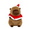 Festival Capybara Plush Toy Dress Up Capibara Fluffty Doll  Christmas Toy