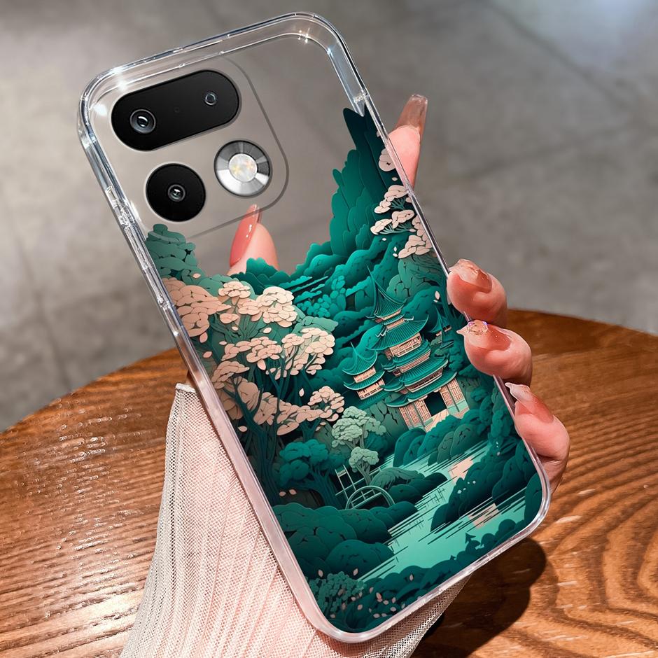 Cases For OPPO Realme 16 Pro 16 Pro Plus Yellow Duck Girl Antifouling Trendy Transparent Housing For Realme 16Pro 16 Pro+ Fundas