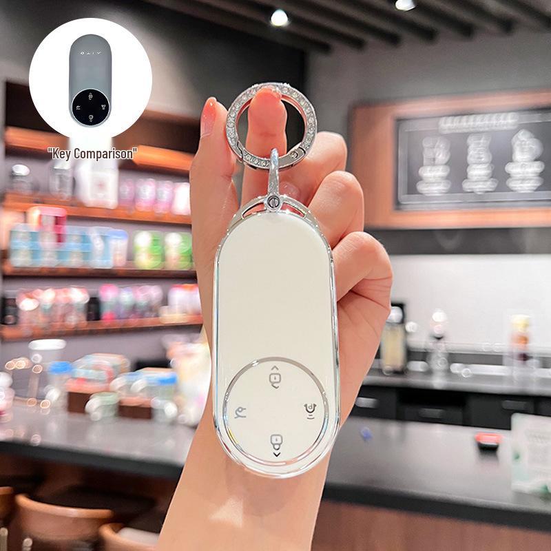 ZHIJIE 2026 Car Key Case for R7/S7 Electric & Extended Range Models - Key Shell Buckle Bag for Men & Women